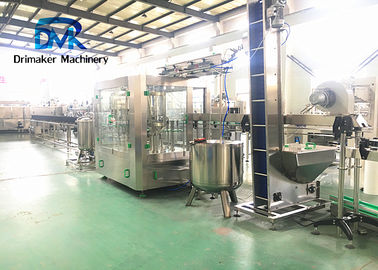 máquina de enchimento líquida quente de 2000bph 3.1kw para as cabeças de enchimento do suco de fruto 8