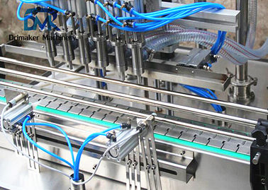 Máquina de engarrafamento líquida do álcool/sistema de enchimento líquido de aço inoxidável